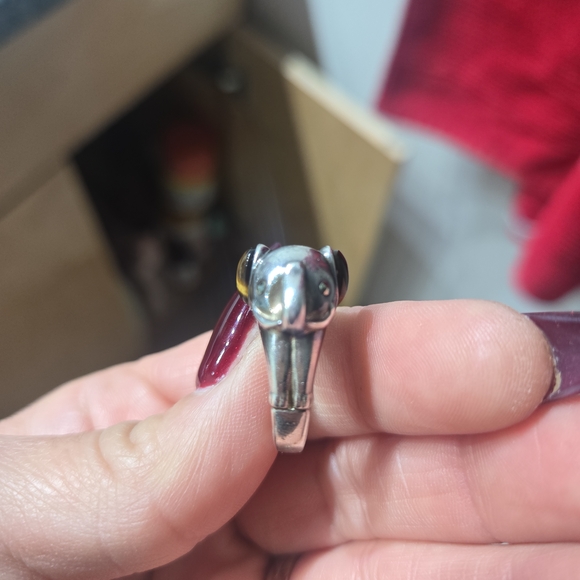 Silver Elephant Ring - Picture 1 of 5